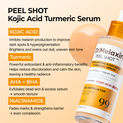 Kojic Acid Amber Face & Body Care Set